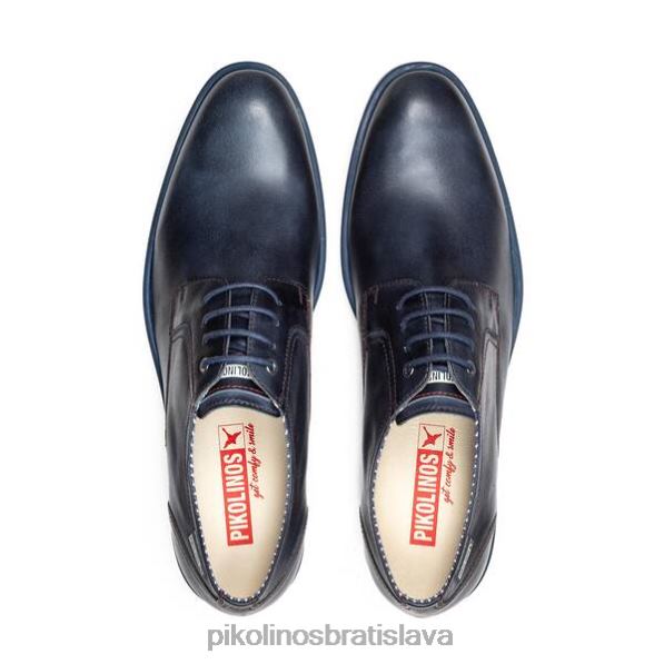 obuv Modrá Pikolinos 640B4561 leon smart blucher muži