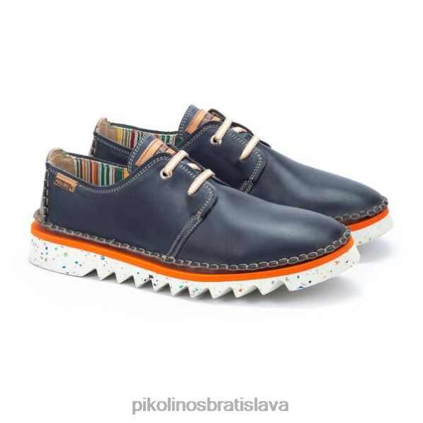 obuv Modrá Pikolinos 640B4614 villena bluchers so športovou podrážkou muži