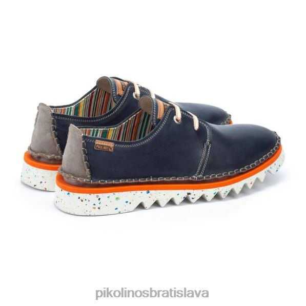 obuv Modrá Pikolinos 640B4614 villena bluchers so športovou podrážkou muži