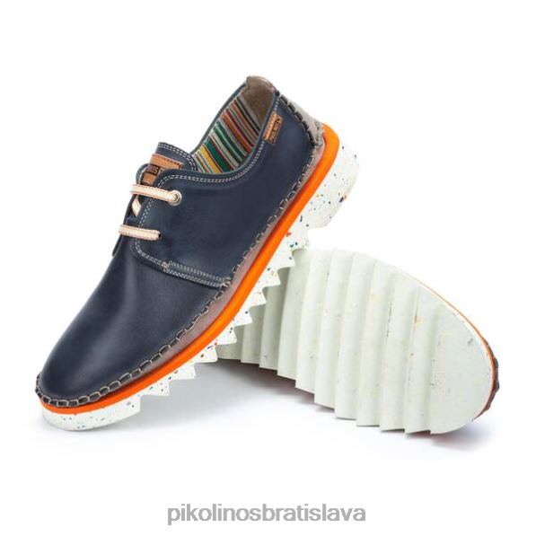 obuv Modrá Pikolinos 640B4614 villena bluchers so športovou podrážkou muži