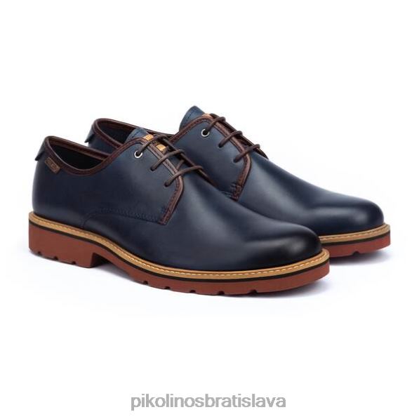 obuv Modrá Pikolinos 640B4968 topánky bilbao blucher muži