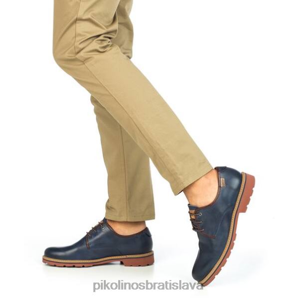 obuv Modrá Pikolinos 640B4968 topánky bilbao blucher muži