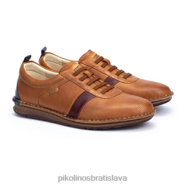 obuv brandy Pikolinos 640B4904 kožené topánky navas s kombinovanými šnúrkami a detailmi muži