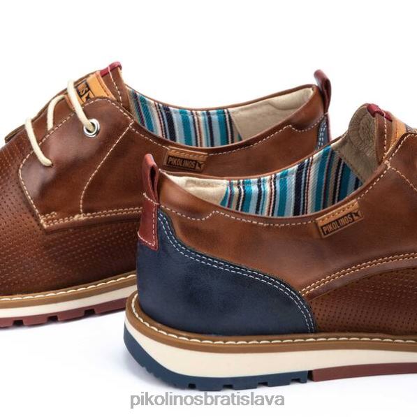 obuv cuero Pikolinos 640B4601 berna bluchers so športovou podrážkou muži