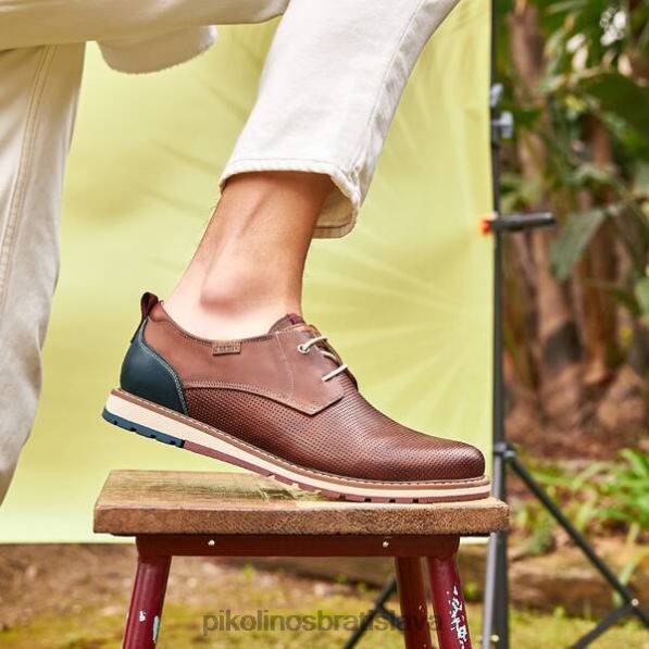 obuv cuero Pikolinos 640B4601 berna bluchers so športovou podrážkou muži