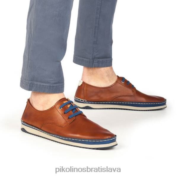 obuv cuero Pikolinos 640B4922 motrilové dvojfarebné topánky muži