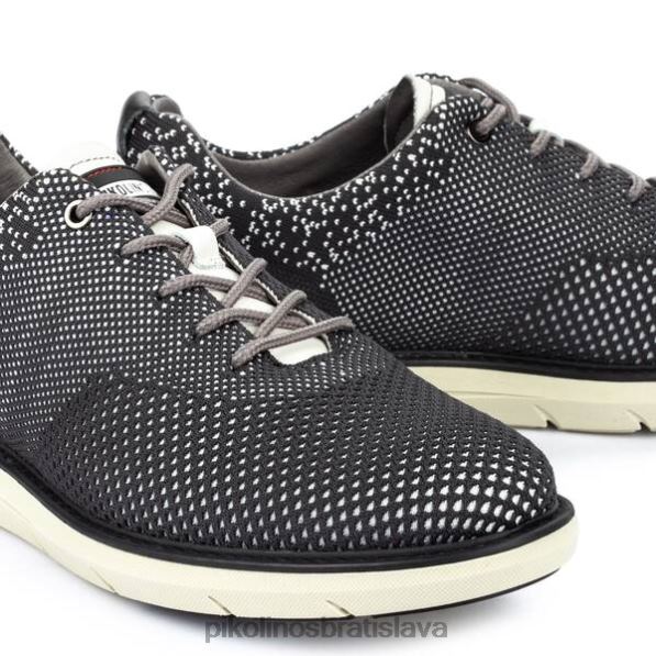 obuv šedá/biela Pikolinos 640B4954 amberes ležérne topánky muži