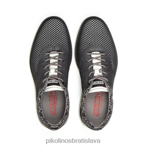 obuv šedá/biela Pikolinos 640B4954 amberes ležérne topánky muži
