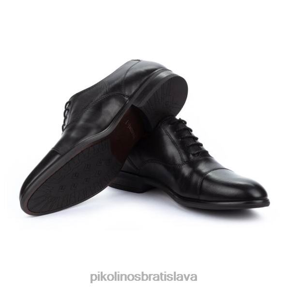 obuv čierna Pikolinos 640B4573 bristol klasický a elegantný blucher muži