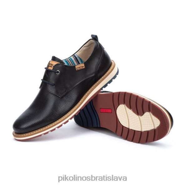 obuv čierna Pikolinos 640B4599 berna bluchers so športovou podrážkou muži