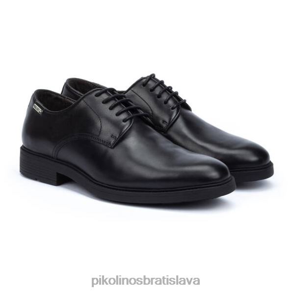 obuv čierna-df Pikolinos 640B4582 elegantná topánka lorca muži