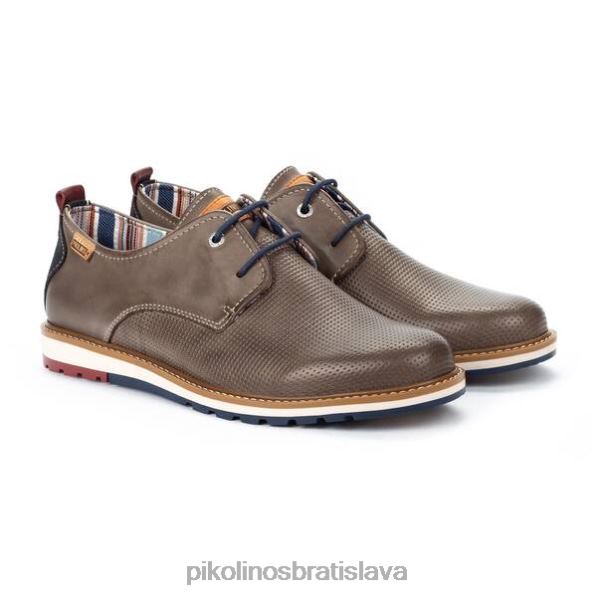 obuv tmavošedý Pikolinos 640B4971 kožená obuv berna muži