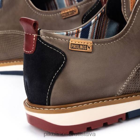 obuv tmavošedý Pikolinos 640B4971 kožená obuv berna muži