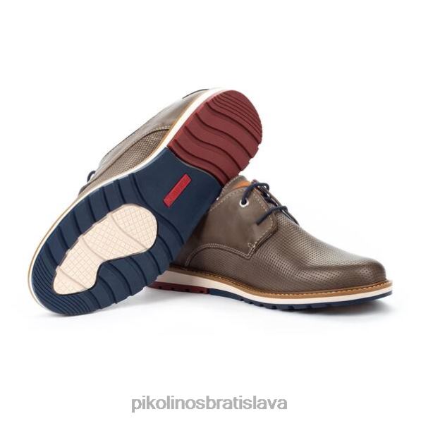 obuv tmavošedý Pikolinos 640B4971 kožená obuv berna muži