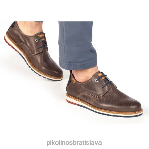 obuv tmavošedý Pikolinos 640B4971 kožená obuv berna muži
