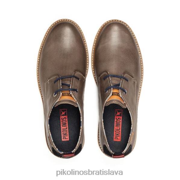obuv tmavošedý Pikolinos 640B4971 kožená obuv berna muži