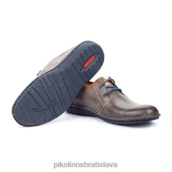 obuv tmavošedý Pikolinos 640B4973 santiago ležérny blucher muži
