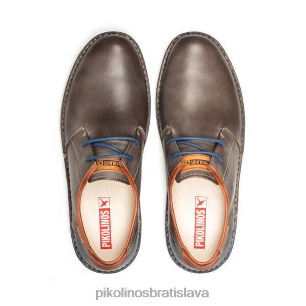 obuv tmavošedý Pikolinos 640B4973 santiago ležérny blucher muži