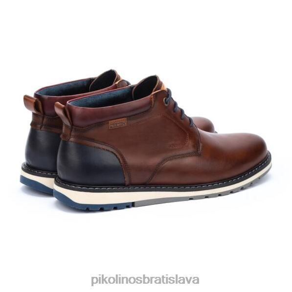obuv cuero Pikolinos 640B4642 berna berna šnurovacie členkové čižmy muži