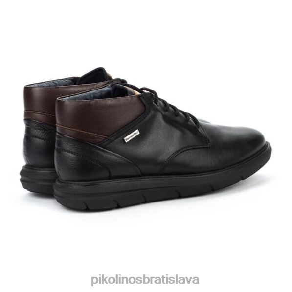 obuv čierna Pikolinos 640B41020 Nepremokavá ležérna členková obuv amberes muži