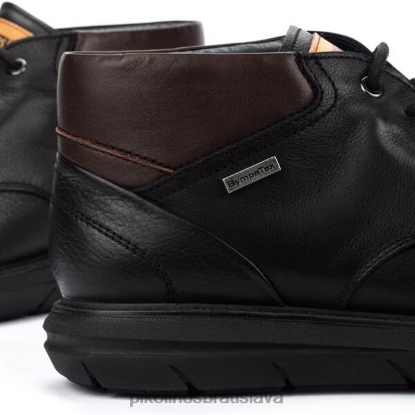 obuv čierna Pikolinos 640B41020 Nepremokavá ležérna členková obuv amberes muži