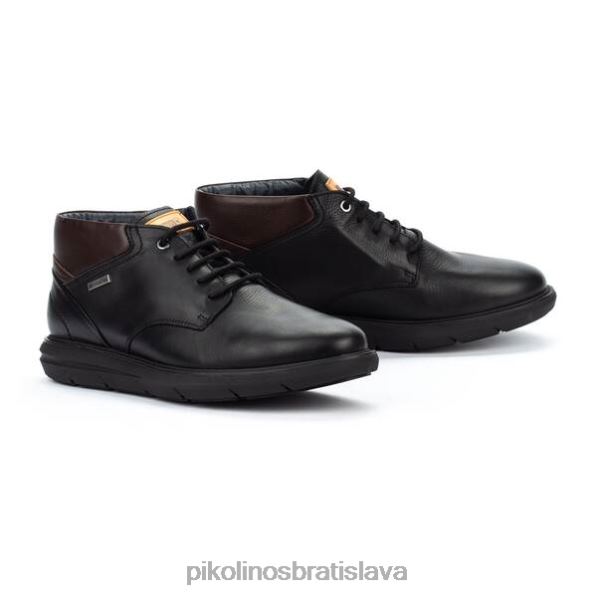 obuv čierna Pikolinos 640B41020 Nepremokavá ležérna členková obuv amberes muži