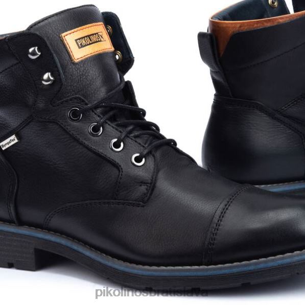 obuv čierna Pikolinos 640B4623 Moderná členková obuv v yorku muži