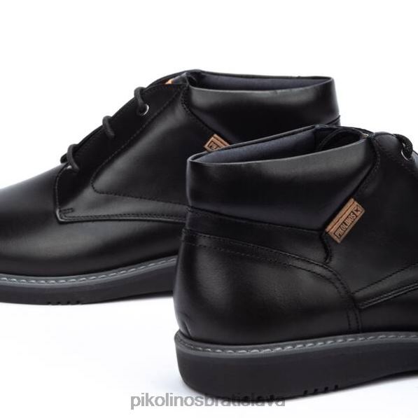 obuv čierna Pikolinos 640B4647 avila avila šnurovacie členkové topánky muži