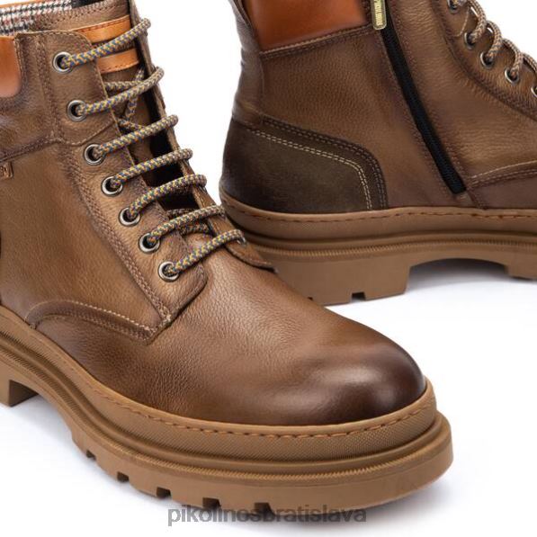 obuv olivový Pikolinos 640B4630 Ourense ourense šnurovacie čižmy so zipsom muži