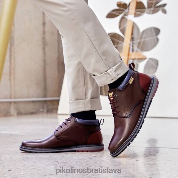 obuv olmo Pikolinos 640B4641 berna berna šnurovacie členkové čižmy muži