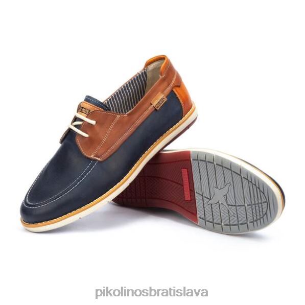 obuv Modrá Pikolinos 640B4528 kožené lodičky jucar muži