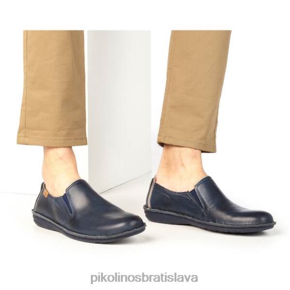 obuv Modrá Pikolinos 640B4996 santiago basic mokasína muži