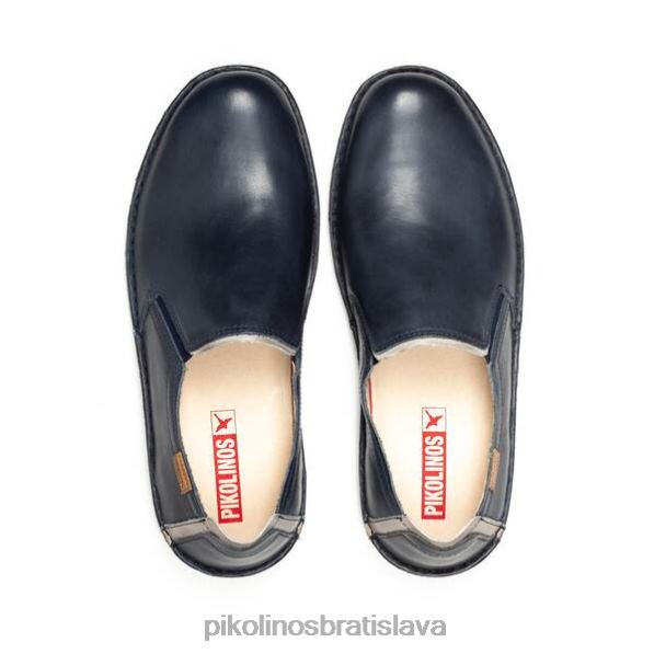 obuv Modrá Pikolinos 640B4996 santiago basic mokasína muži