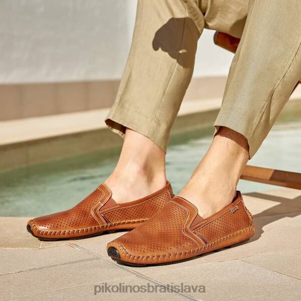 obuv brandy Pikolinos 640B4523 kožený mokasín jerez jerez die cut muži