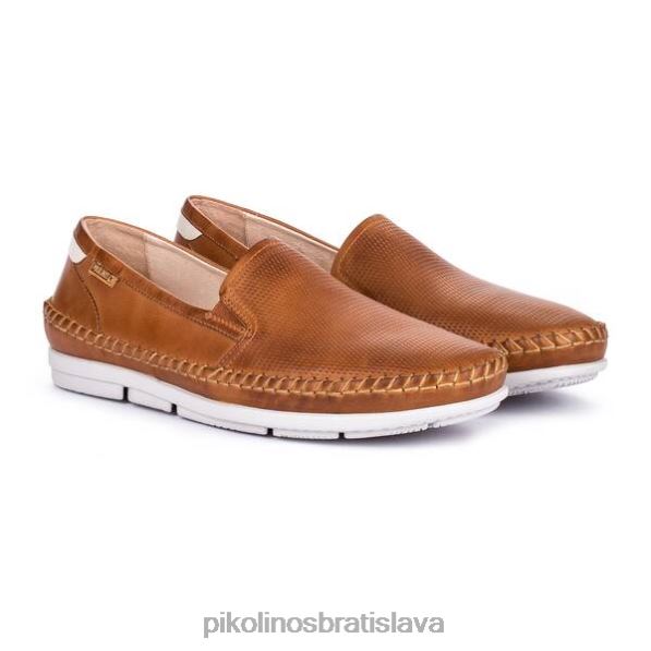 obuv brandy Pikolinos 640B4994 altet altet reliéfna kožená mokasína muži
