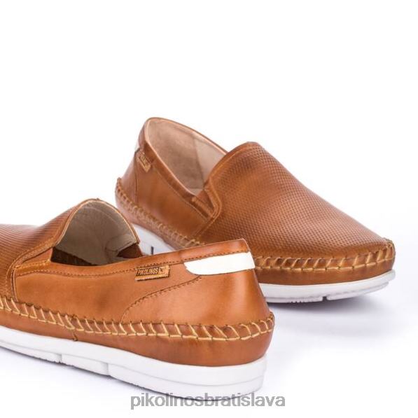 obuv brandy Pikolinos 640B4994 altet altet reliéfna kožená mokasína muži