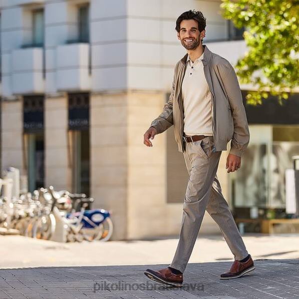 obuv cuero Pikolinos 640B4530 berna ležérny mokasín muži