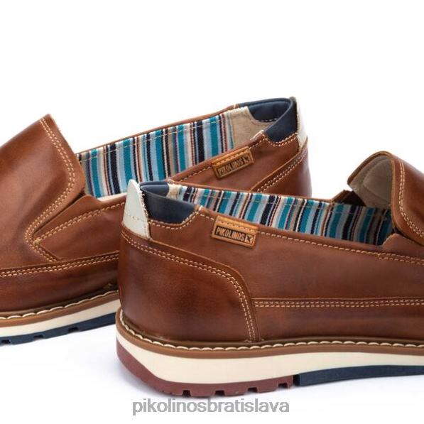 obuv cuero Pikolinos 640B4545 Kožené mokasíny berna so športovou podrážkou muži