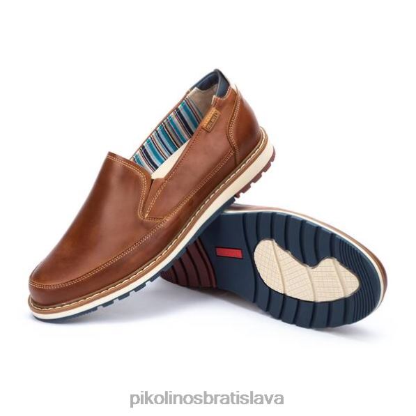 obuv cuero Pikolinos 640B4545 Kožené mokasíny berna so športovou podrážkou muži