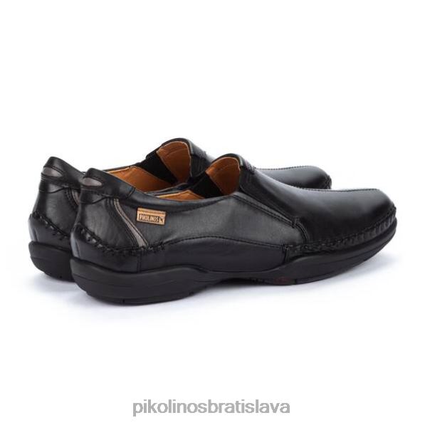 obuv čierna Pikolinos 640B4475 san telmo pohodlný mokasín muži