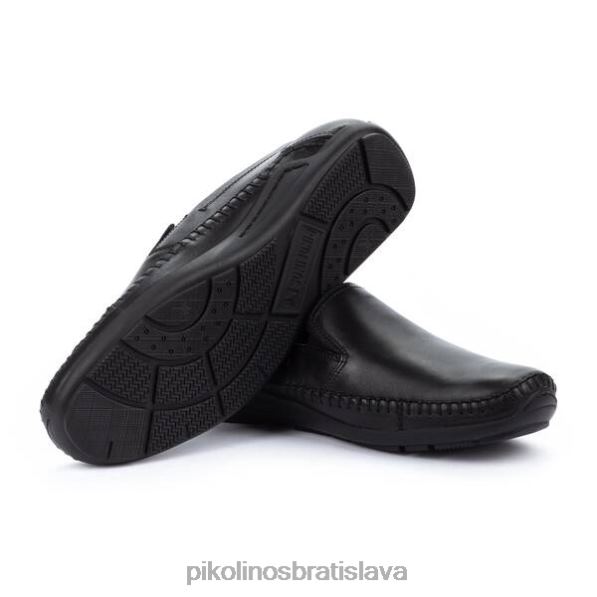 obuv čierna Pikolinos 640B4538 azory azorský kožený mokasín muži