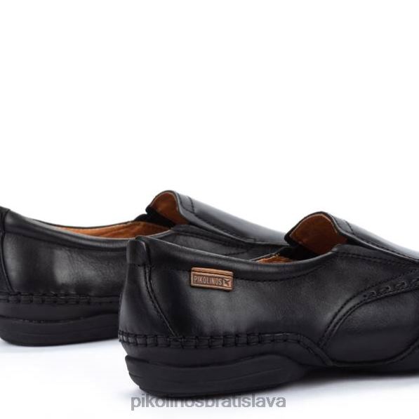obuv čierna Pikolinos 640B4539 Portoriko mokasíny Portoriko muži