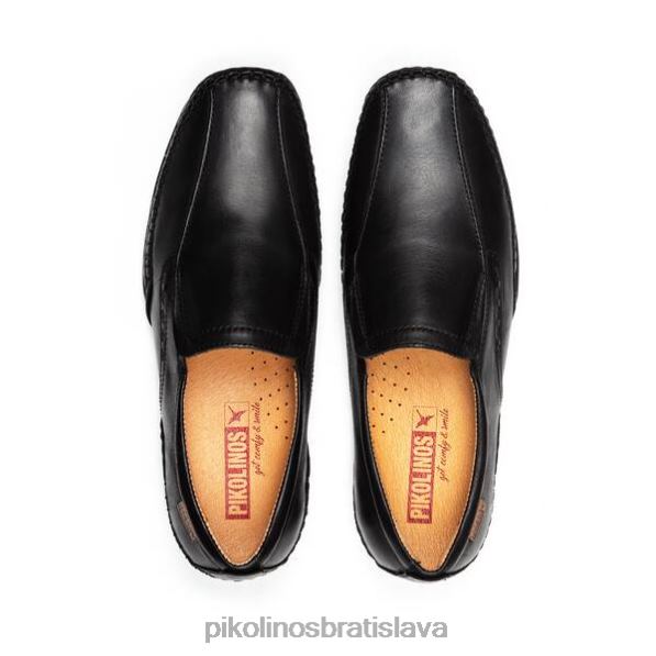 obuv čierna Pikolinos 640B4539 Portoriko mokasíny Portoriko muži