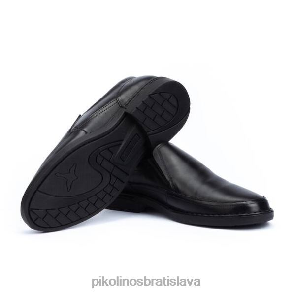 obuv čierna Pikolinos 640B4989 bermeo klasický mokasín muži
