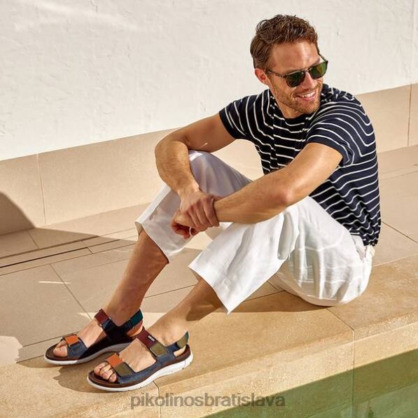 obuv Modrá Pikolinos 640B4513 sandále oropesa oropesa muži