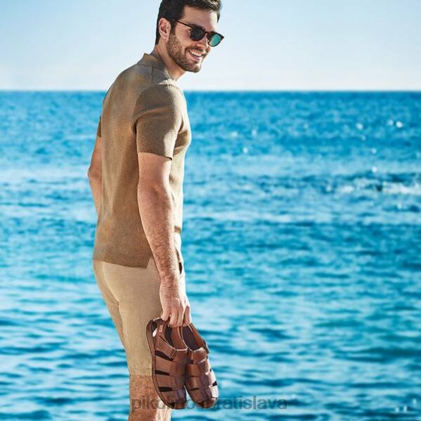 obuv cuero Pikolinos 640B4504 páskové sandále tarifa tarifa so zapínaním na suchý zips muži