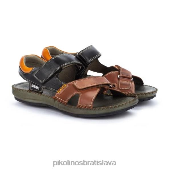 obuv cuero Pikolinos 640B4847 sandále tarifa s dvojitým suchým zipsom muži