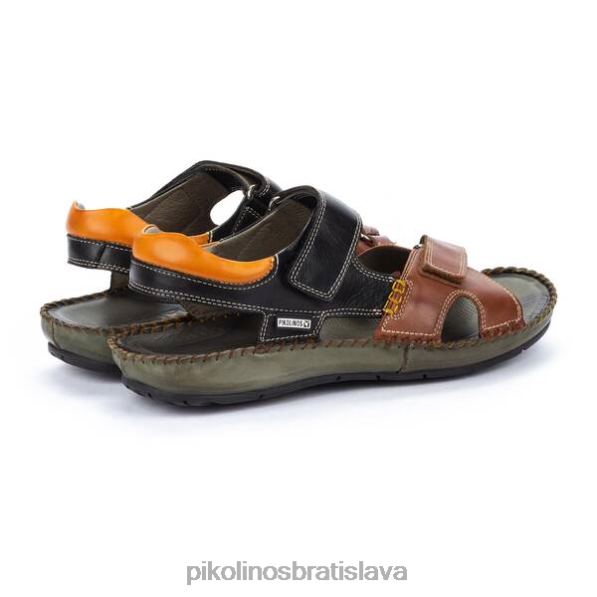 obuv cuero Pikolinos 640B4847 sandále tarifa s dvojitým suchým zipsom muži