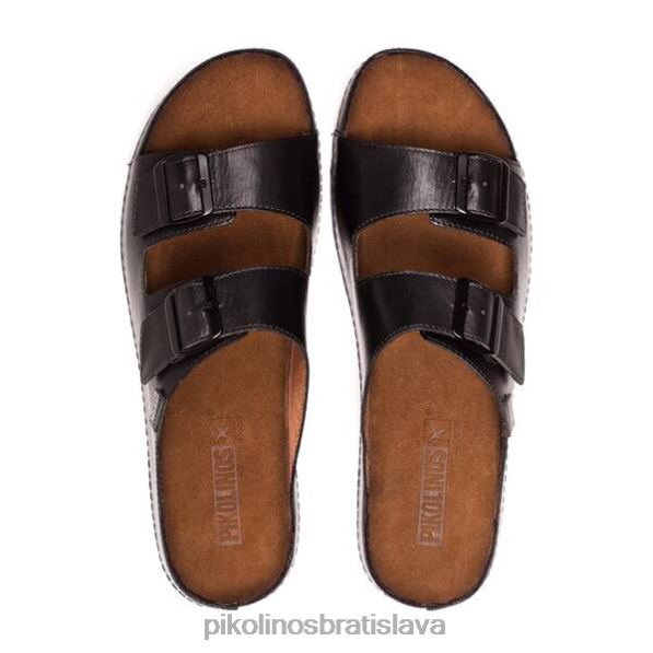 obuv čierna Pikolinos 640B4845 sandále atenas atenas muži