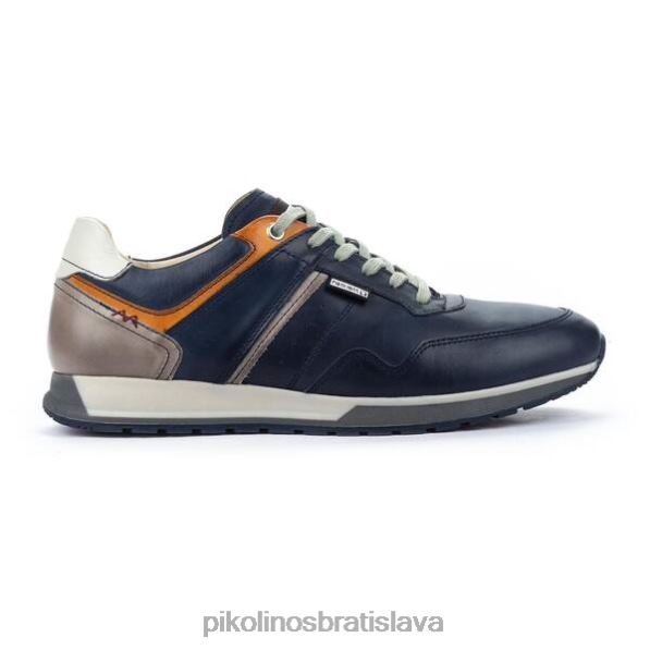 obuv Modrá Pikolinos 640B4455 cambil šnurovacie tenisky muži